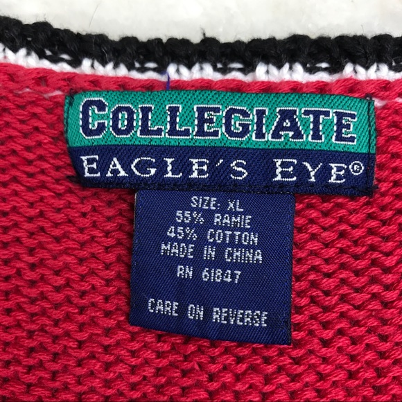 Collegiate Eagles Eye Knit Vest FSU Seminoles XL - Picture 3 of 8